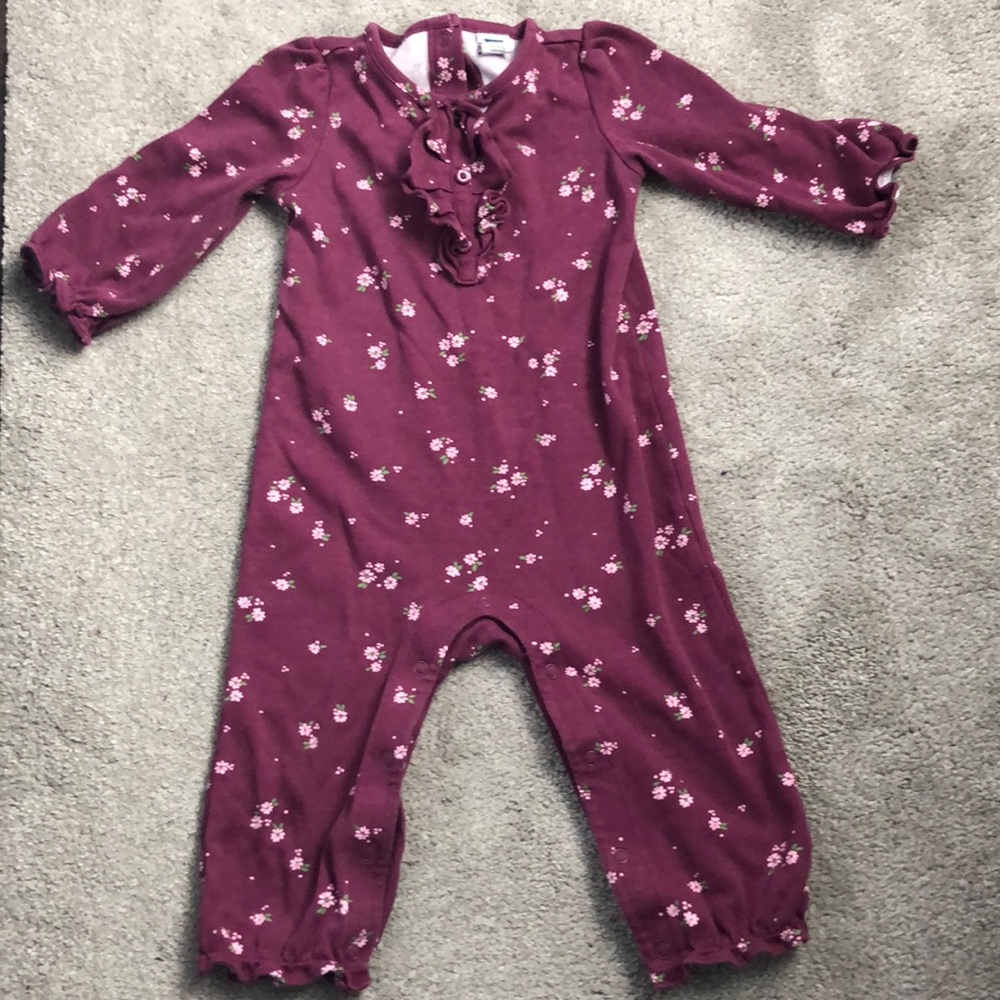 Janie and Jack 6-12m floral one piece